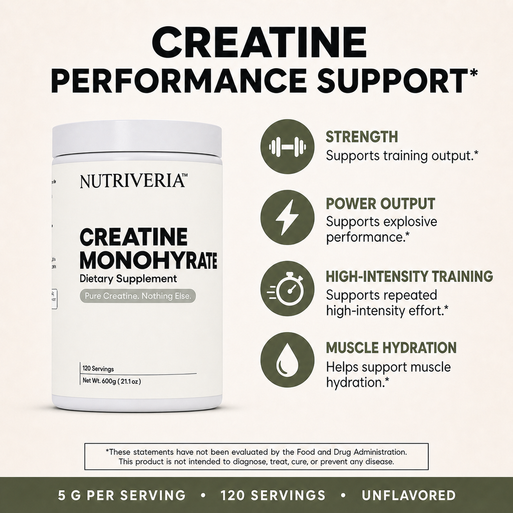 Micronized Creatine Monohydrate Powder Unflavored 600g, 120 Servings, 5g Per Serving, Third-Party Tested, No Fillers, Vegan, Clean Performance & Recovery Support